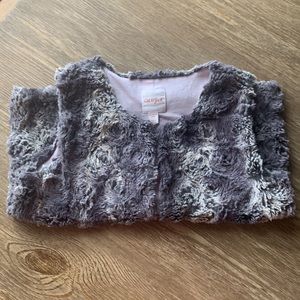 Cat & Jack Vest Faux Fur Girls XL(14-16)
